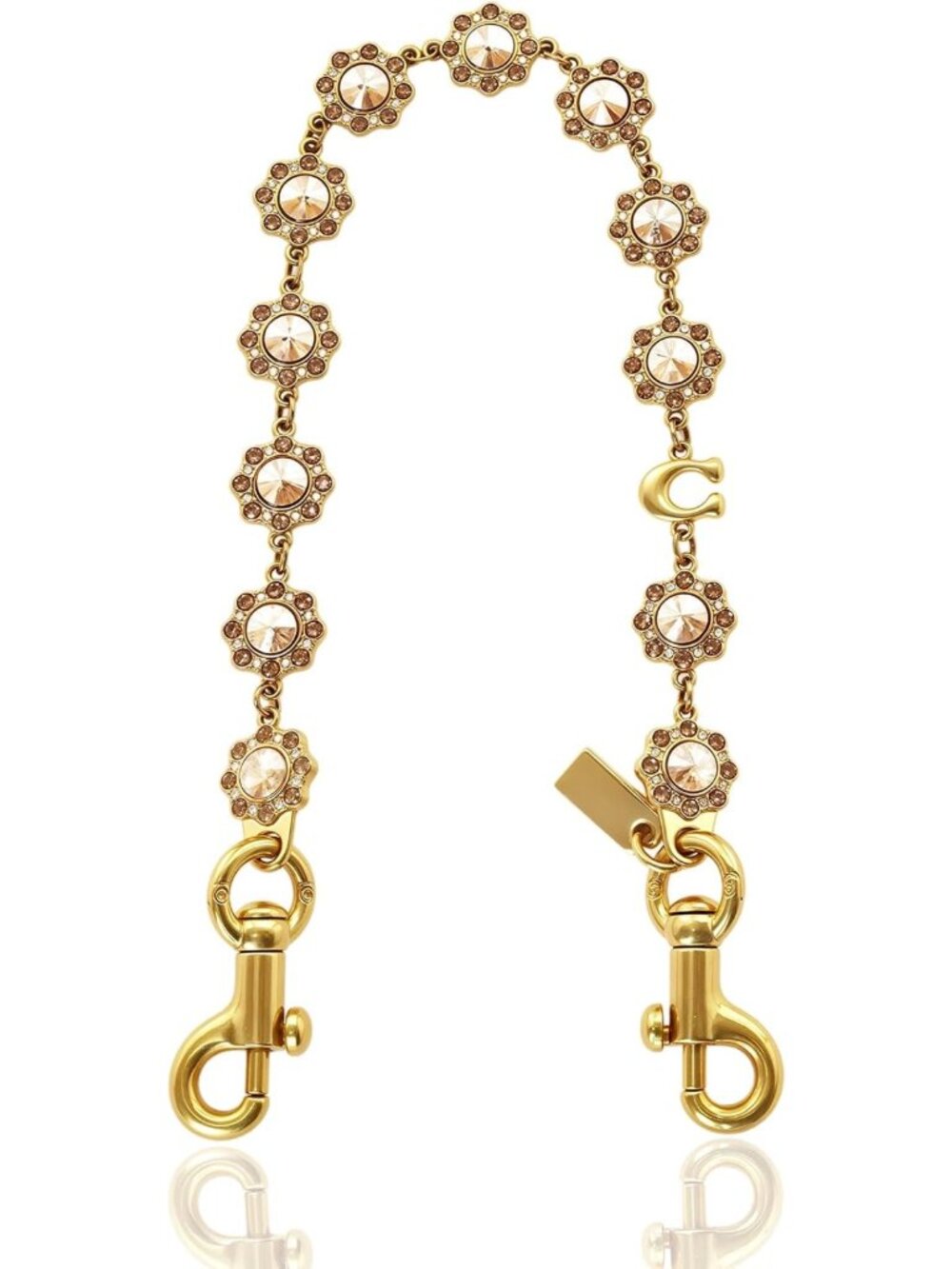 Rhinestone Bag Chain Charm for Handbags, Purse Extender & Tote Accessory